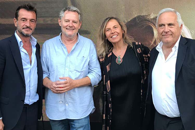 Architetto Pietro Di Pierri (ceo The Church Palace Roma), Mike Van Diem (regista del film Tulips e Award Winner), Maria Carmela Colaiacovo (vicepresidente Confindustria Alberghi), Claudio Bucci (produttore cinematografico Stemo Production)