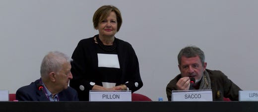 da sinistra: Cesare Pillon, Elena Martusciello e Alberto Lupini