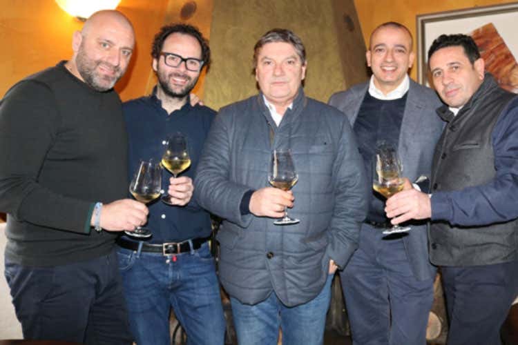 Tony Lo Coco, Luciano Pennisi, Nino Graziano, Pino Cuttaia e Mauro Malandrino (Le Soste di Ulisse Pino Cuttaia nuovo presidente)