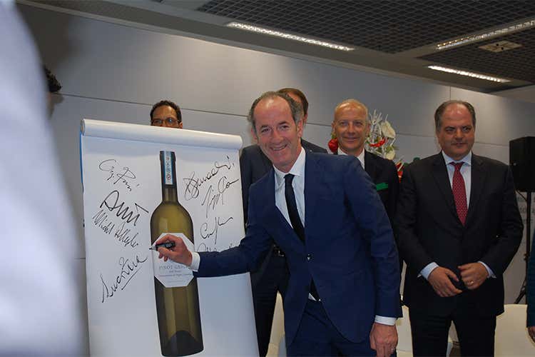 Pinot grigio Doc delle Venezie Friuli, Veneto e Trento fanno squadra Pinot grigio Doc delle Venezie Friuli, Veneto e Trento fanno squadra