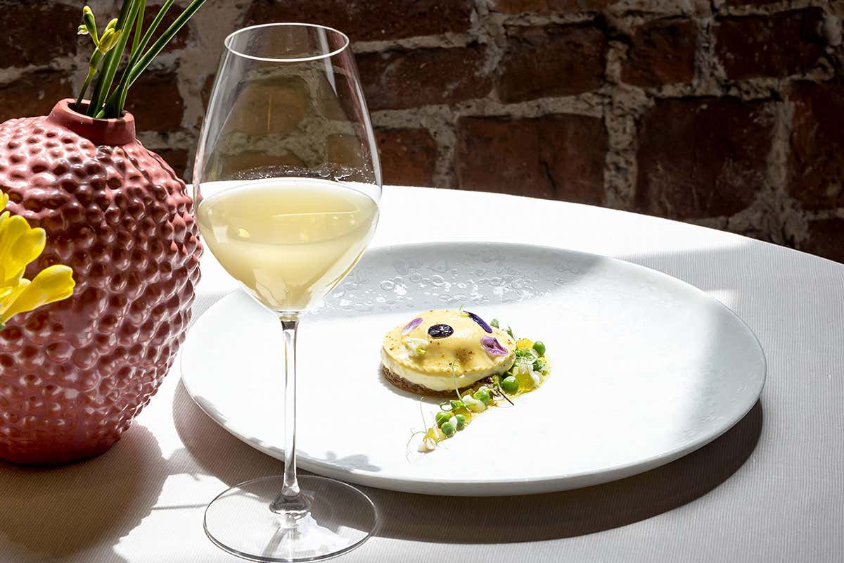 Piselli, yuzu, camomilla