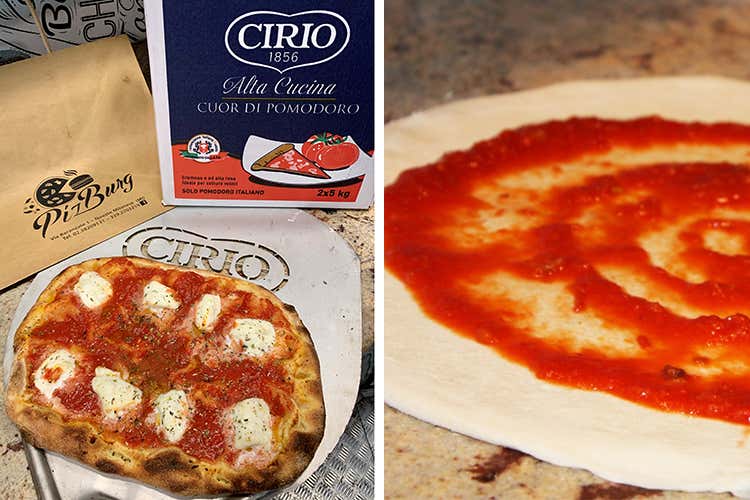 Il pomodoro Cirio Alta Cucina rende la pizza irresistibile - PizBurg a Novate, pioniere nella consegna a domicilio