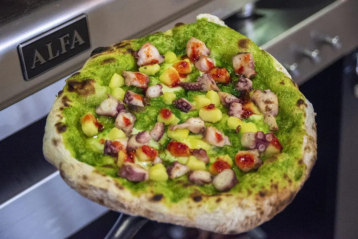 Pizza polpo e patate