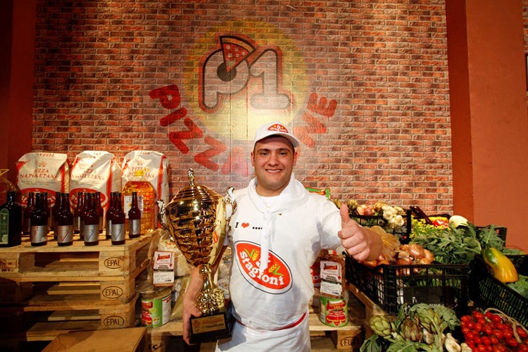 A Luigi Basilico il primo posto 
nel contest televisivo Pizza1one 2017