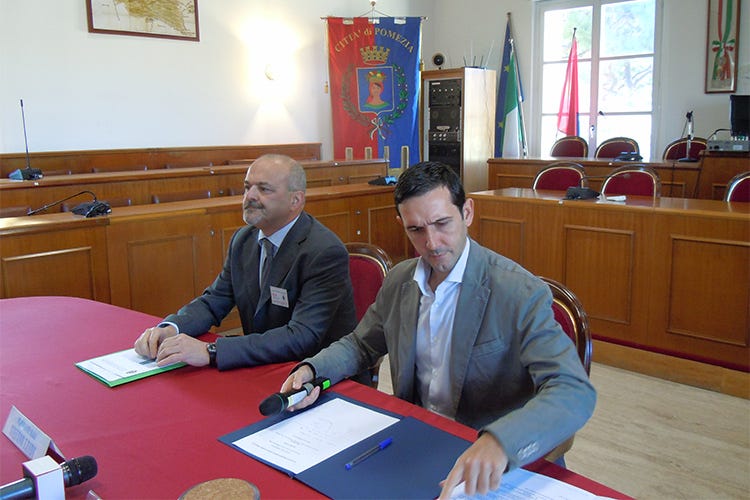 Stefano Landi e Fabio Fucci - Pomezia osservatorio turistico promuovere territorio