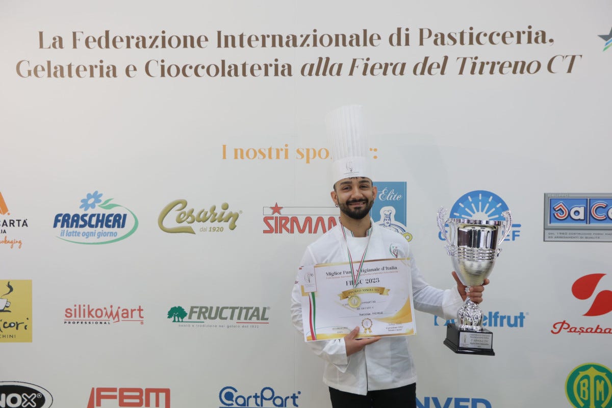 Michele Porcedda, vincitore per il pane innovativo Il miglior pane tradizionale è di Fabio Chialastri