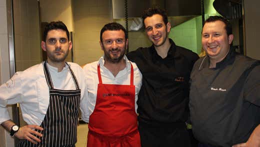 da sinistra: Ludovic Pouzelgues, Gaetano Costa, Nicolas Guiet e Christophe Francois da sinistra: Ludovic Pouzelgues, Gaetano Costa, Nicolas Guiet e Christophe Francois