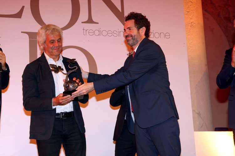 Domenico Procacci e Carlo Salvemini - Il Premio Apollonio apre l&rsquo;estate salentina Al produttore Procacci il riconoscimento