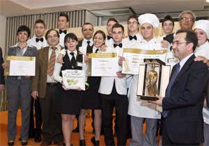 Gli studenti dell'Istituto Alberghiero di Foggia
