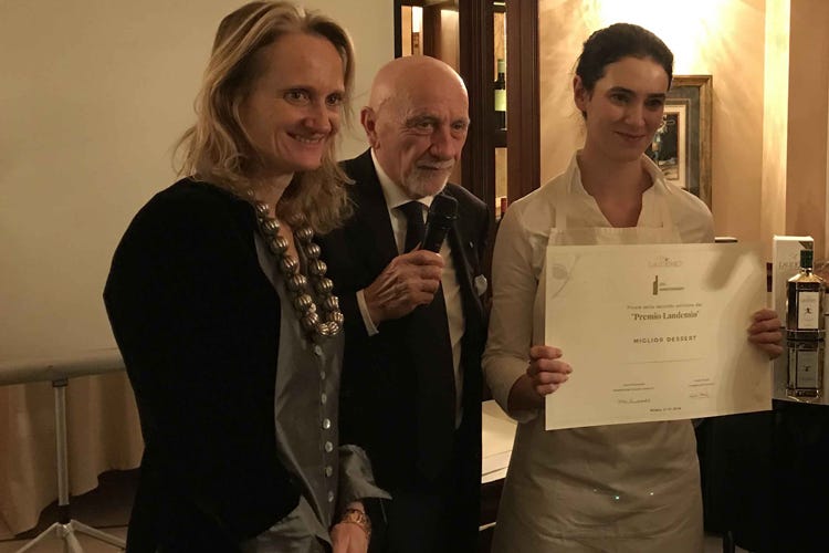 Diana Frescobaldi ed Elena Lanza (Premio Laudemio, seconda edizione La vittoria al piatto firmato Claudio Sadler)