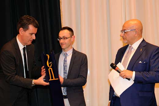 Da sinistra: Marcello Lunelli, Leonardo Saladini e Claudio Sadler Da sinistra: Marcello Lunelli, Leonardo Saladini e Claudio Sadler
