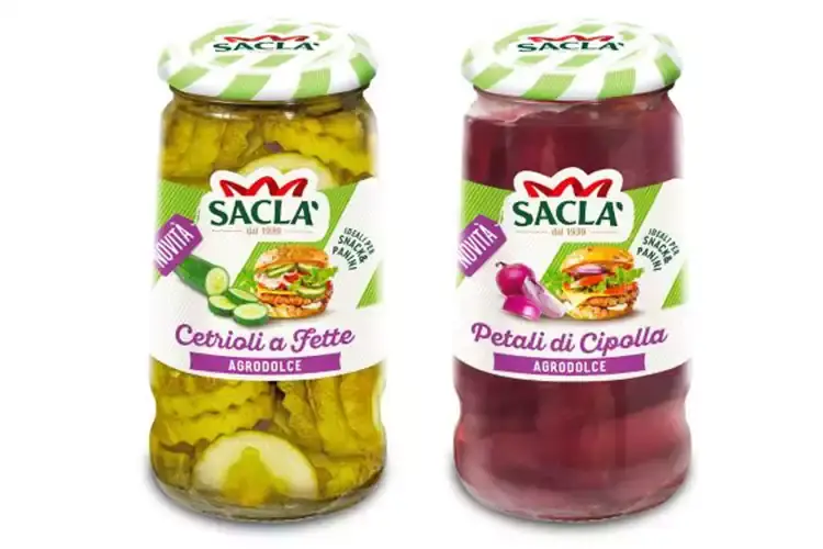 Cetrioli a Fette e Petali di Cipolla Le novit&agrave; agrodolci di Sacl&agrave;