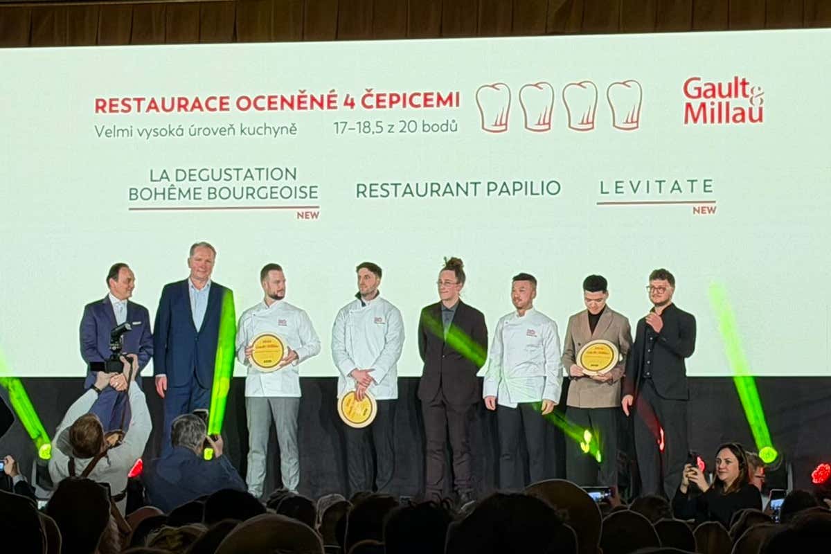 I ristoranti premiati con 4 cappelli dalla guida ceca di Gault&Millau