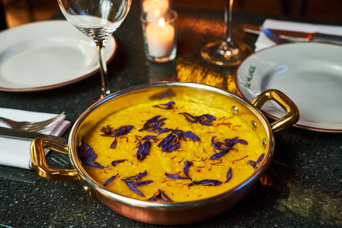 Ristotto alla milanese A cena Dal Milanese… tra chicche anni 80 e piatti cult