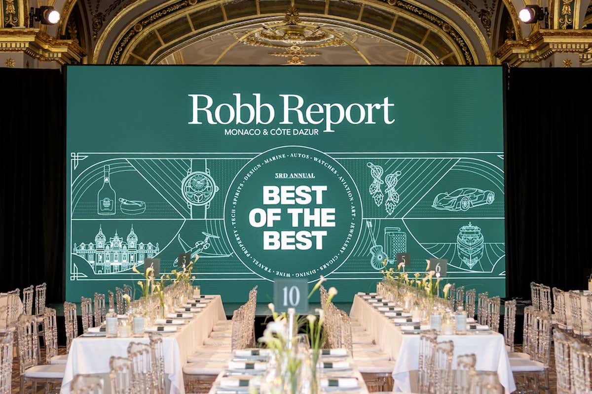 Robb Report Monaco & Côte d'Azur Best of the Best Awards, tenutosi all'Hôtel de Paris di Monte Carlo Castelfalfi Robb Report Monaco & Côte d'Azur Best of the Best Awards, tenutosi all'Hôtel de Paris di Monte Carlo Castelfalfi