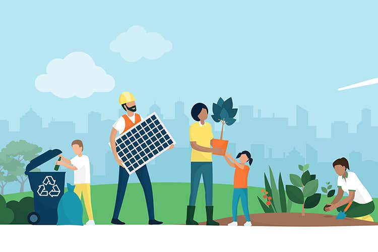 Dallo smaltimento di rifiuti alla ricerca del digital per gestire meglio le modalità di tutela dell'ambiente - Dopo il virus, l'italiano è più green Raccolta differenziata sì per il 78%