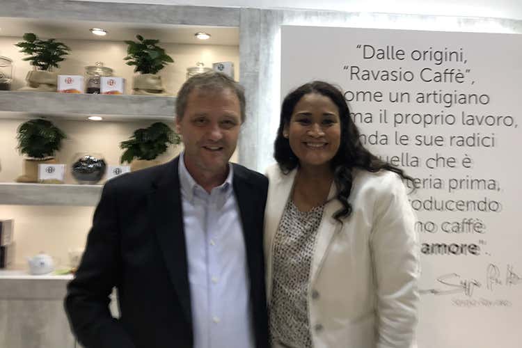 Sergio Pietro e Josephina Ravasio (Ravasio Caff&egrave; festeggia i 30 anni di attivit&agrave;)