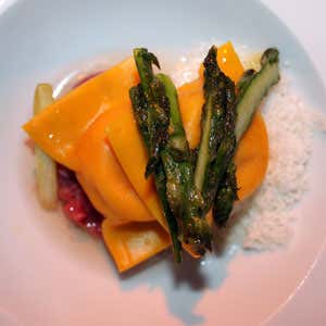 Ravioli al rosso d'uovo liquido di Del Duca