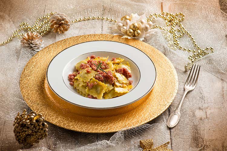 Ravioli di oca con salsiccia, un primo diverso dal solito