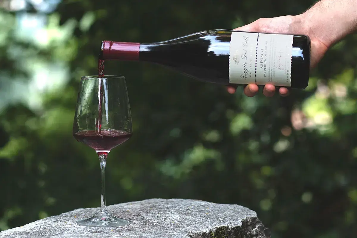 Refosco dal Peduncolo Rosso Trevenezie Igt Loggia dei Colli Refosco Loggia dei Colli, buona acidit&agrave; e gusto deciso
