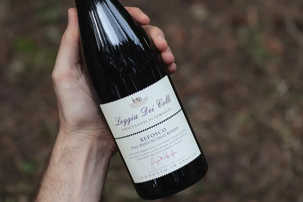 Refosco dal Peduncolo Rosso Trevenezie Igt Loggia dei Colli Refosco Loggia dei Colli, buona acidit&agrave; e gusto deciso