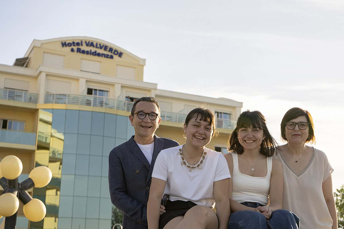 La famiglia Ricci, anima dell’ospitalità dei Ricci Hotels a Cesenatico
