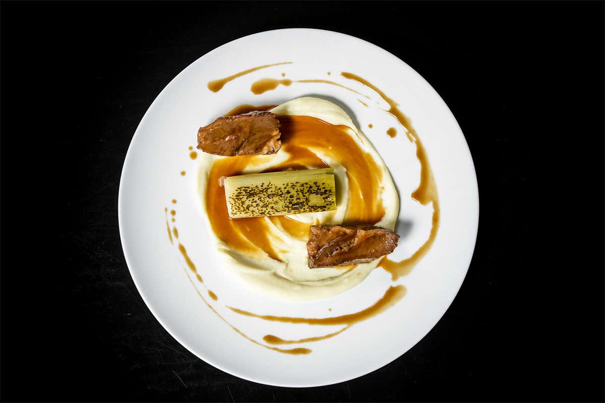 Guancia di vitello con salsa al caffè Nicaragua - Foto Marta Giglio Cumplida Refinada, monorigine top Nespresso, caffè da alto palato