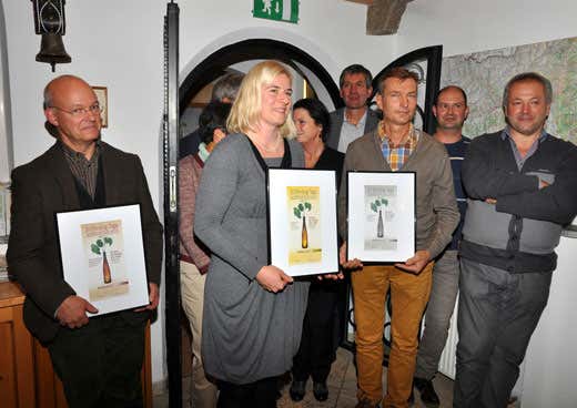 da sinistra: Martin Aurich, Elena Germano e Fliri Markus da sinistra: Martin Aurich, Elena Germano e Fliri Markus