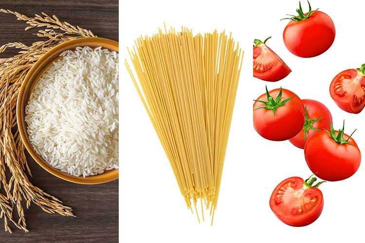 Origine in etichetta per riso, pasta e derivati da pomodoro - Riso, pasta e pomodoro: la proroga per l'obbligo dell'origine in etichetta