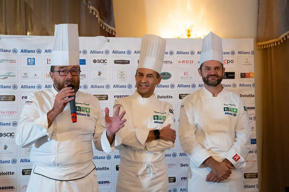 Giancarlo Morelli, Roberto Scarpelli, Enrico Bartolini Ristogolf 2021, chiusura in bellezza con una cena &ldquo;a pi&ugrave; mani&rdquo;