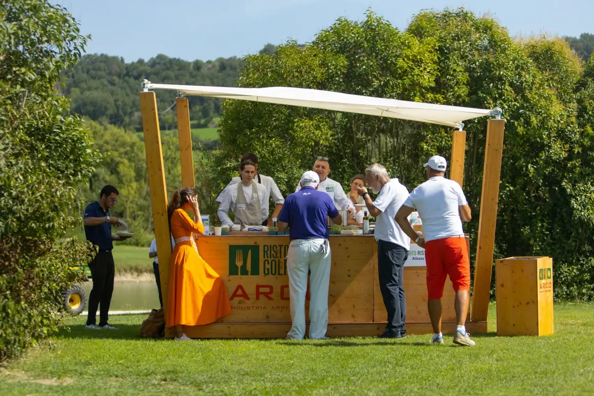 Un momento della quinta tappa Tappa del Circuito Ristogolf 2022 by Allianz&nbsp;Al Golf Club Le Fonti la quinta tappa del Ristogolf