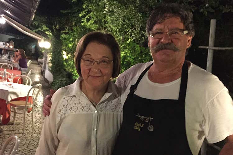 Ugo Pradissitto e la moglie Laura