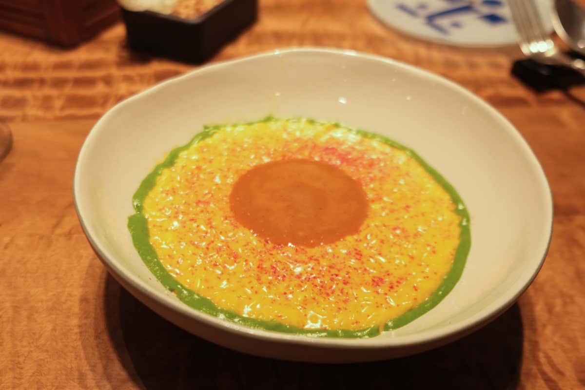 Riso carnaroli Riserva San Massimo riccio e zafferano Ristorante Il Moro, in Brianza uno spicchio di Sicilia