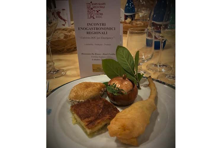 (Ristoranti Regionali per Emergency Cena benefica con cinque ristoratori)
