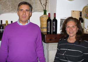 Roberto Perrone Capano con Vittoria Cisonno