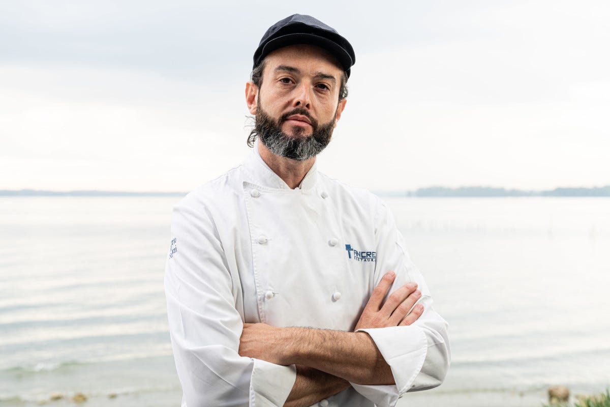 Il cuoco Roberto Stefani Il Tancredi in trasferta da Sirmione a Milano con la sua cucina mediterranea