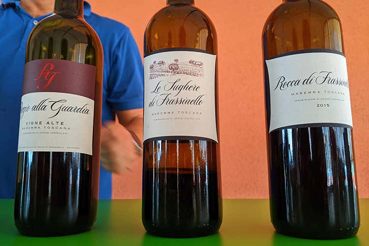 Poggio alla Guardia 2017, Sughere di Frassinello 2016, Rocca di Frassinello 2015 - Rocca di Frassinello, tour virtuale fra vini minerali e accoglienza