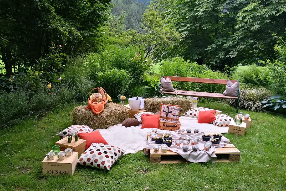 Al Romantik Hotel Stafler di Vipiteno il cestino dello chef Peter Girtler&nbsp; 