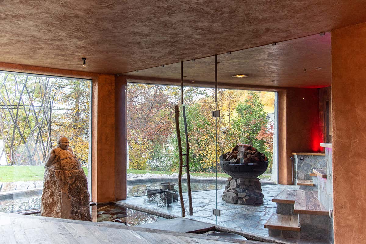 La Spa dell'Hotel Turm - foto Francesca Bocchia Arte gusto e cavalli affiancano le nuove splendide suite alla Gallaria del Turm