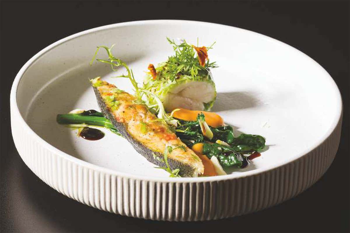 Rombo al forno con Aceto Balsamico di Modena Igp: la ricetta di Francesco Cinquepalmi