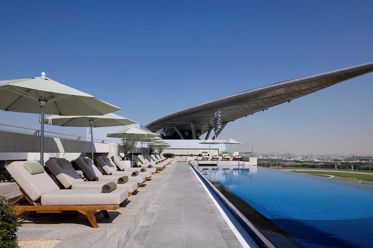 La skypool del The Meydan Hotel