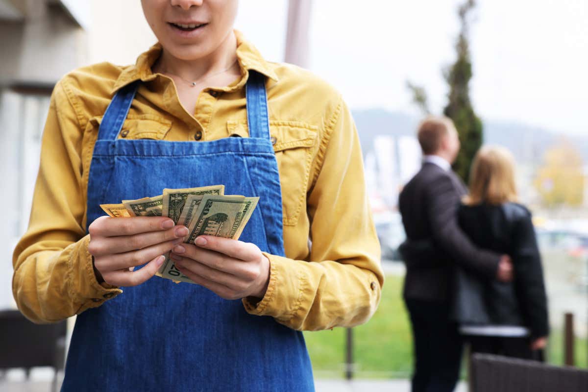 Negli Stati Uniti il sistema delle mance è una parte del reddito dei lavoratori della ristorazione