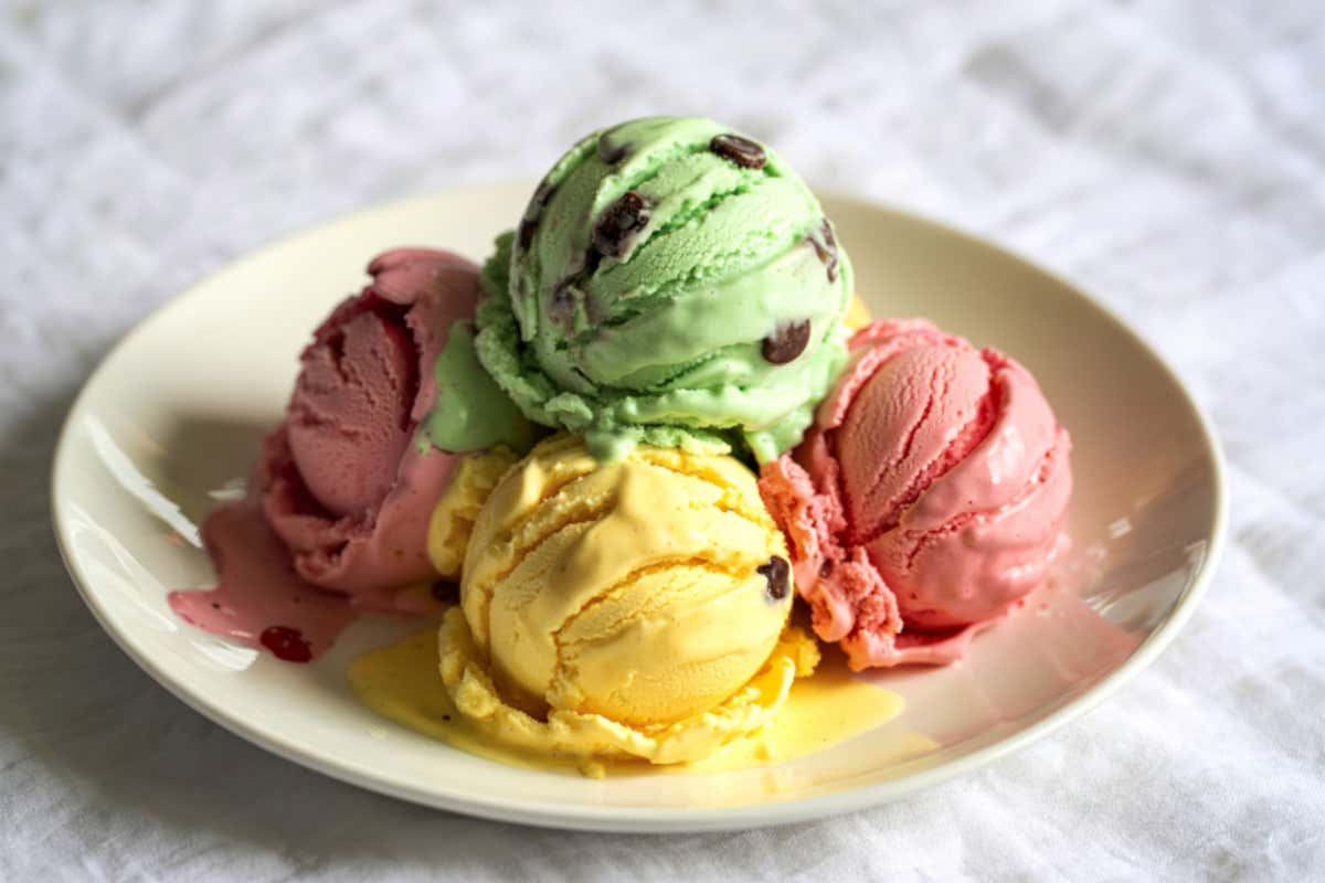 Nei gelati alla frutta va ridotto l'utilizzo di olio di cocco per non influire sulla percezione aromatica