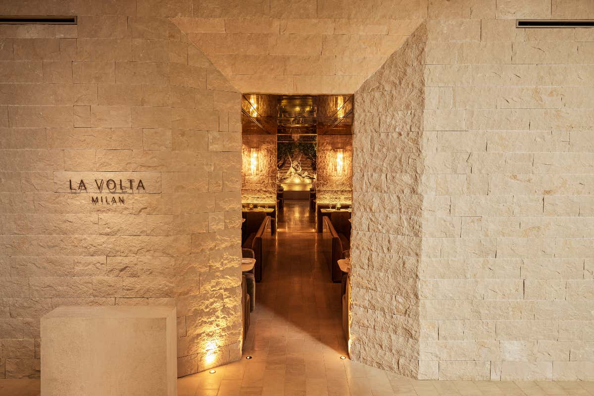 L'ingresso del ristorante La Volta