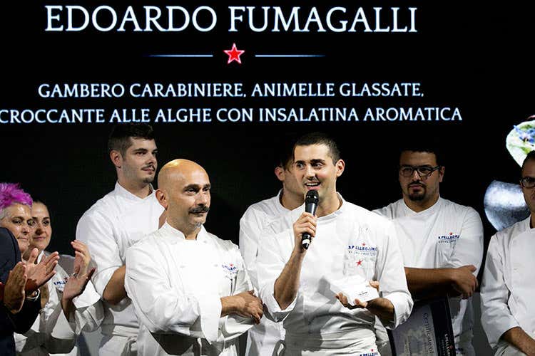 Anthony Genovese e Edoardo Fumagalli (San Pellegrino Young Chef Electrolux Professional vicino ai finalisti)