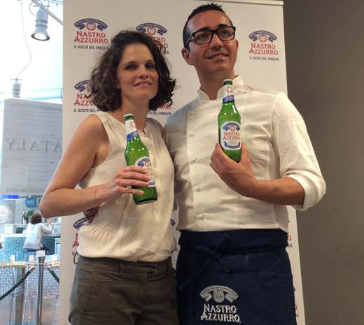 Sabrina Fontana e Gino Sorbillo Sabrina Fontana e Gino Sorbillo