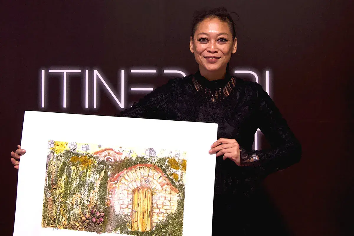 Sahra Azzolini &pound;$I Maestri raccontano...$&pound; Arte e territorio si incontrano sotto il segno della circolarit&agrave;