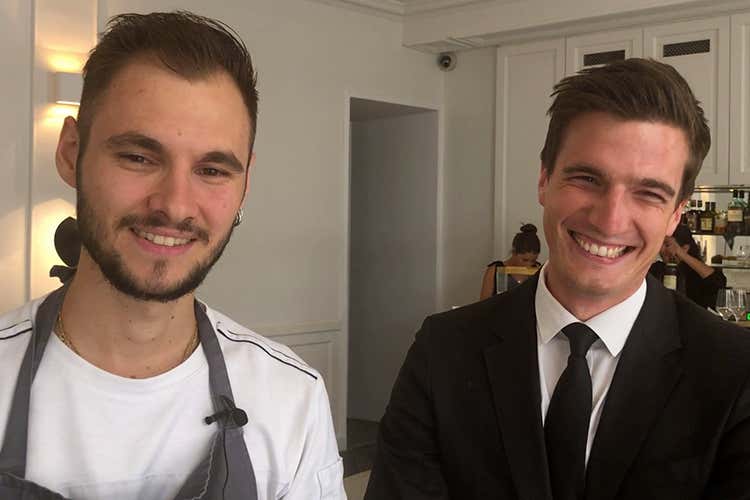 Jérémy Scalia e Olivier Lamaison (Saint-Rémy, in cucina con Scalia Prodotti locali all'Hotel de Tourrel)