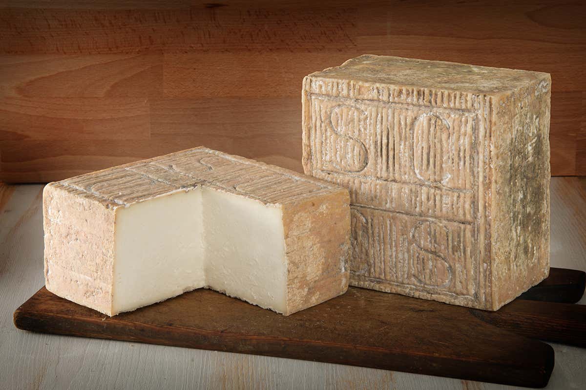 Salva Cremasco Dop &pound;$Sul tagliere dei formaggi...$&pound; Provolone del Monaco, Quartirolo Lombardo, Salva Cremasco