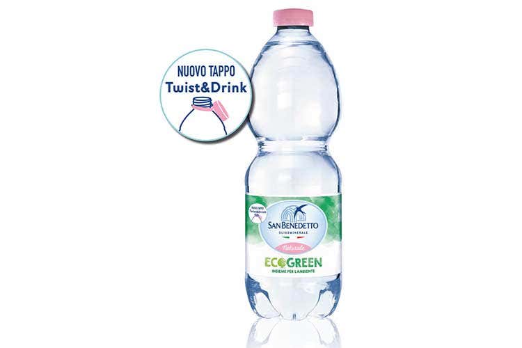 Il tappo che non si stacca e non si disperde - Twist&Drink di San Benedetto Il tappo amico dell'ambiente Il tappo che non si stacca e non si disperde - Twist&Drink di San Benedetto Il tappo amico dell'ambiente